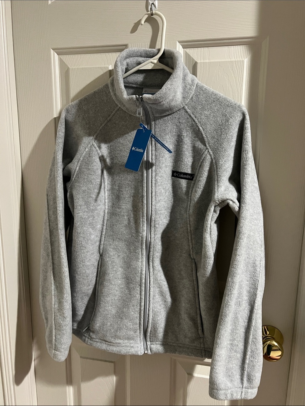 Columbia Light Gray women’s Full-Zip Fleece Jacket